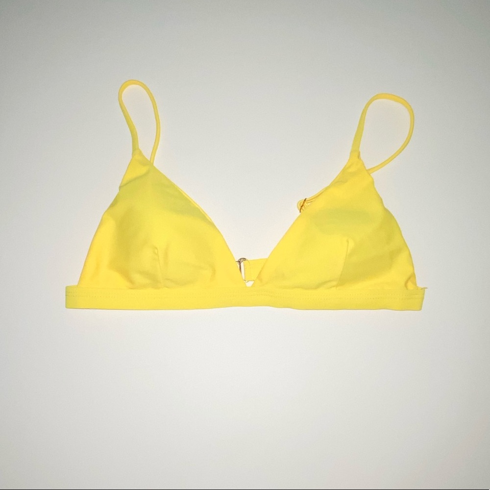 Cute sunshine yellow bikini two piece